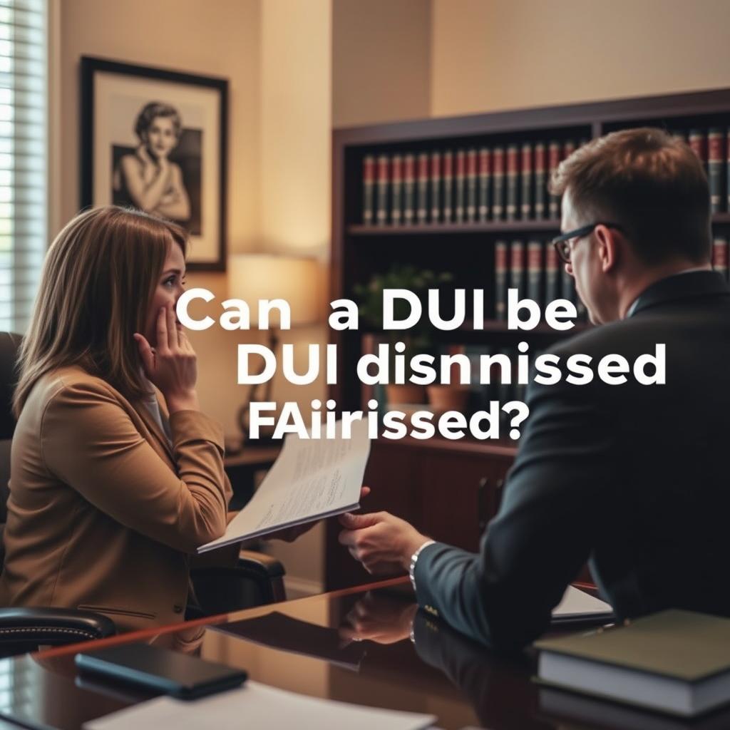 Can a DUI be dismissed in Fairfax